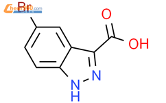 5-溴吲唑-3-甲酸结构式图片|1077-94-7结构式图片