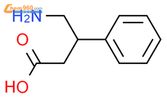 4-氨基-3-苯基丁酸盐酸盐结构式图片|1078-21-3结构式图片