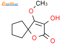 3-hydroxy-4-methoxy-1-oxaspiro[4.4]non-3-en-2-one结构式图片|107986-63-0结构式图片