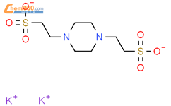 1,4-哌嗪二乙磺酸二钾盐结构式图片|108321-27-3结构式图片