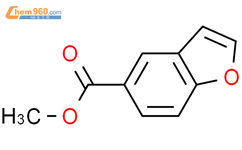 苯并呋喃-5-羧酸甲酯结构式图片|108763-47-9结构式图片