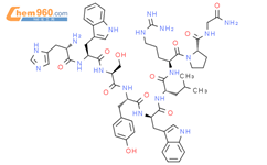 Luteinizinghormone-releasing factor (swine), 1-de(5-oxo-L-proline)-6-D-tryptophan- (9CI)结构式图片|108787-46-8结构式图片