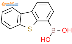 二苯并噻吩-4-硼酸结构式图片|108847-20-7结构式图片