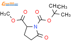 Boc-L-焦谷氨酸甲酯结构式图片|108963-96-8结构式图片