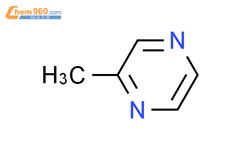 2-甲基吡嗪结构式图片|109-08-0结构式图片