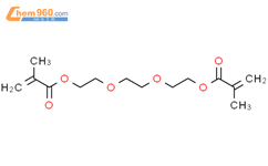 三乙二醇二甲基丙烯酸酯结构式图片|109-16-0结构式图片
