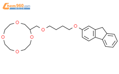 1,4,7,10-Tetraoxacyclododecane,2-[[4-(9H-fluoren-2-yloxy)butoxy]methyl]-结构式图片|109109-59-3结构式图片