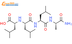 L-Alaninamide,N-[(1R)-1-carboxy-3-methylbutyl]-L-leucyl-L-leucyl- (9CI)结构式图片|109119-86-0结构式图片