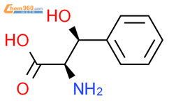(2R,3S)-3-苯基丝氨酸结构式图片|109120-55-0结构式图片