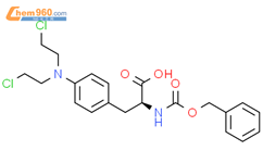 L-Phenylalanine, 4-[bis(2-chloroethyl)amino]-N-[(phenylmethoxy)carbonyl]-结构式图片|109334-91-0结构式图片