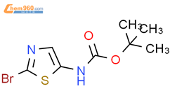 2-溴噻唑-5-氨基甲酸叔丁基酯结构式图片|1094070-77-5结构式图片