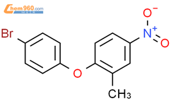 1-(4-溴苯氧基)-2-甲基-4-硝基苯结构式图片|1094746-47-0结构式图片