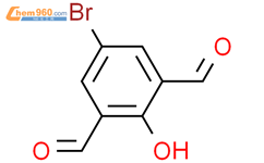 5-溴-2-羟基-1,3-苯二羧醛结构式图片|109517-99-9结构式图片