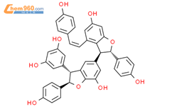 反式miyabenol C结构式图片|109605-83-6结构式图片