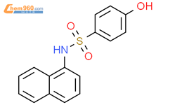 Benzenesulfonamide, 4-hydroxy-N-1-naphthalenyl-结构式图片|1096943-71-3结构式图片