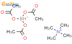 四甲基三乙酰氧硼氢化铵结构式图片|109704-53-2结构式图片