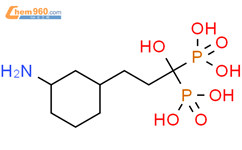 Phosphonic acid, [3-(3-aminocyclohexyl)-1-hydroxypropylidene]bis-结构式图片|109895-81-0结构式图片