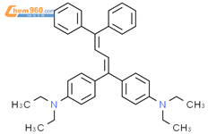 1,1-双(对二乙氨基苯基)-4,4-二苯基-1,3-丁二烯结构式图片|109995-82-6结构式图片