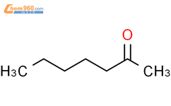 2-庚酮结构式图片|110-43-0结构式图片