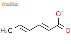 山梨酸结构式图片|110-44-1结构式图片