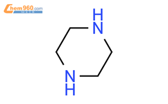 哌嗪结构式图片|110-85-0结构式图片