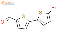 5-溴-5'-甲酰-2,2'-联噻吩结构式图片|110046-60-1结构式图片