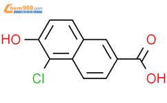 2-NAPHTHALENECARBOXYLIC ACID, 5-CHLORO-6-HYDROXY-结构式图片|110209-07-9结构式图片
