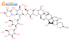 毛地黄皂苷结构式图片|11024-24-1结构式图片