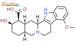 Yohimban-16-carboxylicacid, 17-hydroxy-9-methoxy-, (16b,17b,20a)- (9CI)结构式图片|11027-67-1结构式图片