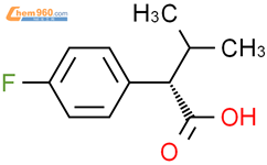 (S)-2-(4-氟苯基)-3-甲基丁酸结构式图片|110311-45-0结构式图片