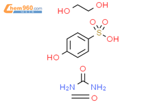 Benzenesulfonic acid, 4-hydroxy-, polymer with formaldehyde and urea, sodium salt, ether with ethylene glycol结构式图片|110392-53-5结构式图片