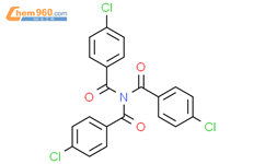 Benzamide, 4-chloro-N,N-bis(4-chlorobenzoyl)-结构式图片|1104-17-2结构式图片