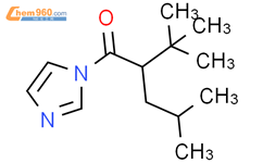 1-Pentanone,2-(1,1-dimethylethyl)-1-(1H-imidazol-1-yl)-4-methyl-结构式图片|110577-47-4结构式图片