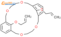 3,6,14,17-TETRAOXATRICYCLO[17.3.1.18,12]TETRACOSA-1(23),8,10,12(24),19,21-HEXAENE, 23,24-BIS(2-PROPENYLOXY)-结构式图片|110731-10-7结构式图片