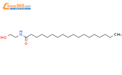 N-(2-羟基乙基)硬脂酰胺结构式图片|111-57-9结构式图片