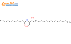 N-癸酰-D-鞘胺醇结构式图片|111122-57-7结构式图片