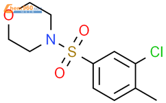 4-[(3-chloro-4-methylbenzene)sulfonyl]morpholine结构式图片|111228-42-3结构式图片