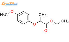 Propanoic acid, 2-(4-methoxyphenoxy)-, ethyl ester结构式图片|111479-08-4结构式图片