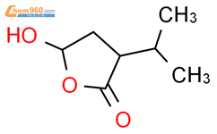 2(3H)-Furanone, dihydro-5-hydroxy-3-(1-methylethyl)-结构式图片|111655-19-7结构式图片