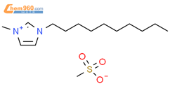 1-癸基-3-甲基咪唑甲磺酸盐结构式图片|1116628-02-4结构式图片