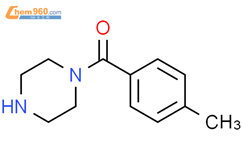 1-(4-甲基苯甲酰基)-哌嗪结构式图片|111752-26-2结构式图片