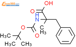 Boc-alpha-甲基-l-苯基丙氨酸结构式图片|111771-58-5结构式图片