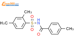 Benzamide, N-[(2,4-dimethylphenyl)sulfonyl]-4-methyl-结构式图片|111939-22-1结构式图片
