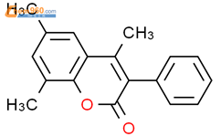 2H-1-Benzopyran-2-one,4,6,8-trimethyl-3-phenyl-结构式图片|112030-32-7结构式图片
