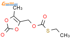 S-乙基O-((5-甲基-2-氧代-1,3-二恶英-4-基)甲基)硫代甲酸酯结构式图片|1121795-67-2结构式图片
