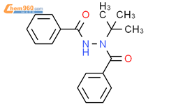 N-苯甲酰基-N'-特丁基苯甲酰肼结构式图片|112225-87-3结构式图片