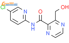 N-(5-氯-2-吡啶)-3-(羟基甲基)-2-吡嗪羧酰胺结构式图片|1122549-43-2结构式图片