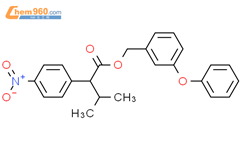 (3-phenoxyphenyl)methyl 3-methyl-2-(4-nitrophenyl)butanoate,112473-82-2 