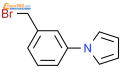 1-[(3-溴甲基)苯基]-1H-吡咯结构式图片|112596-36-8结构式图片