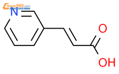 3-(3-吡啶)丙烯酸结构式图片|1126-74-5结构式图片